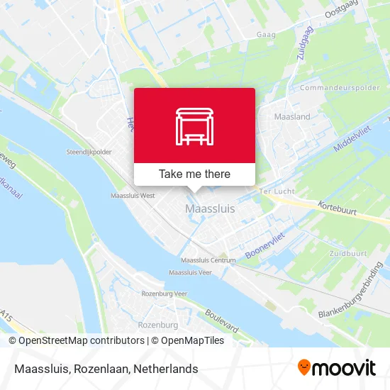 Maassluis, Rozenlaan map