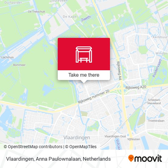 Vlaardingen, Anna Paulownalaan map