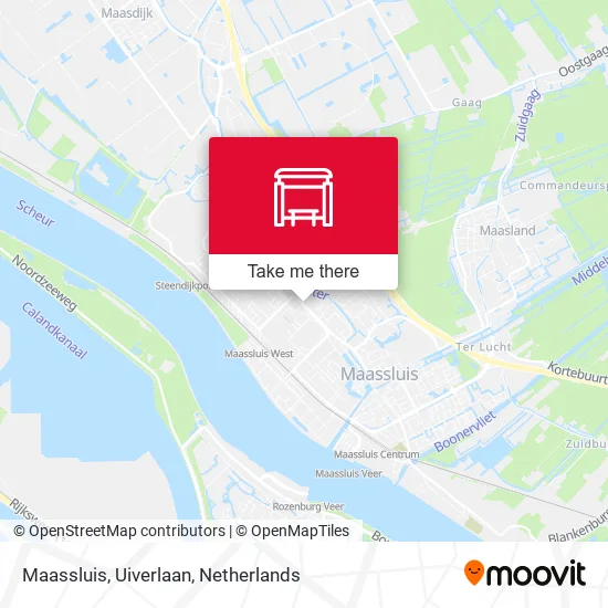Maassluis, Uiverlaan map