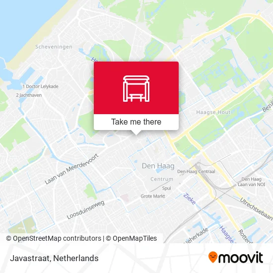 Javastraat map