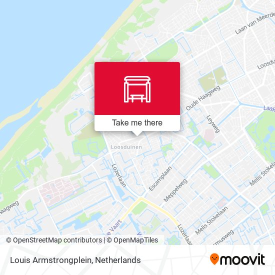 Louis Armstrongplein Karte