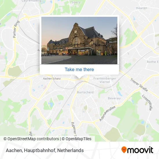 Aachen, Hauptbahnhof map
