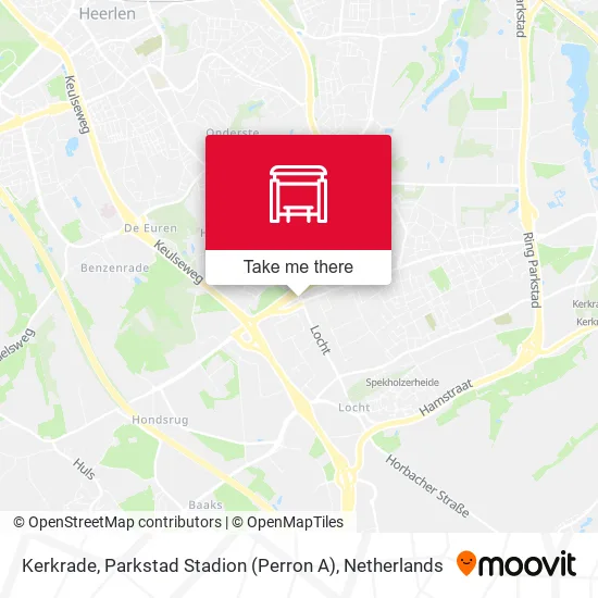 Kerkrade, Parkstad Stadion (Perron A) map