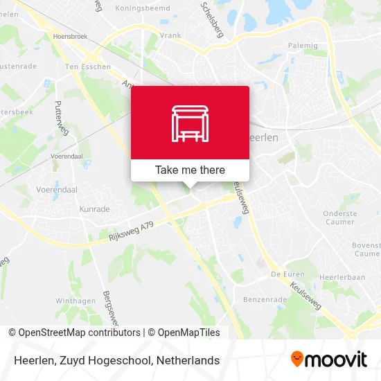 Heerlen, Zuyd Hogeschool map