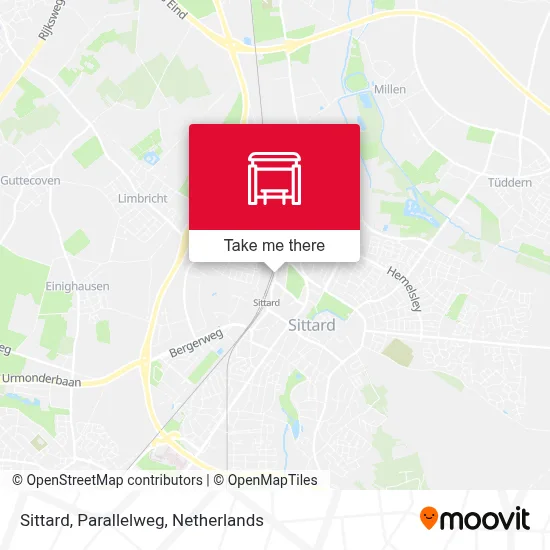 Sittard, Parallelweg Karte