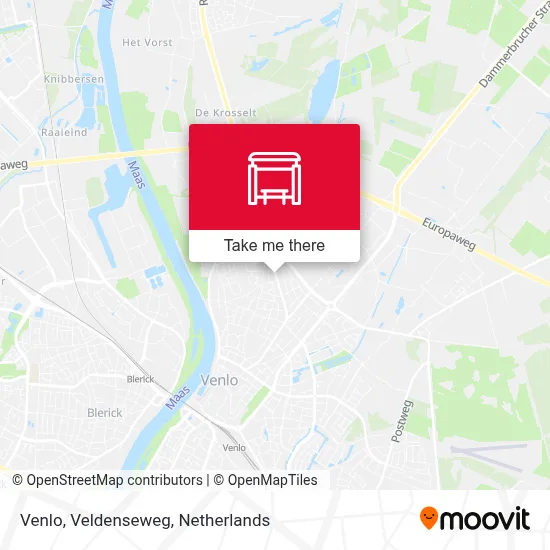 Venlo, Veldenseweg map