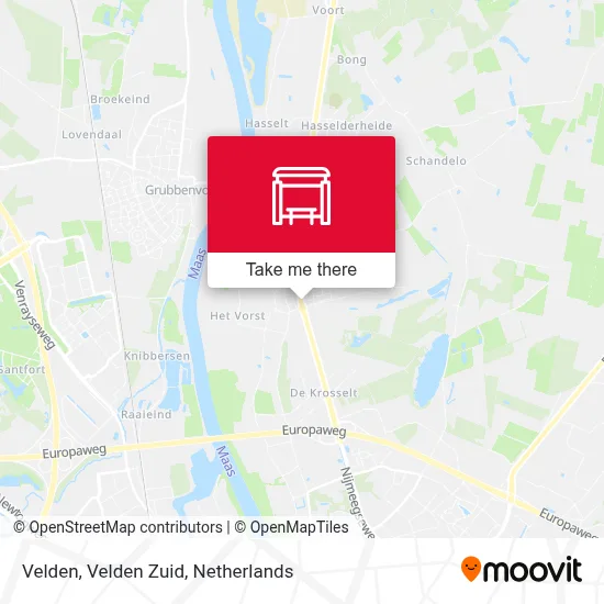 Velden, Velden Zuid map