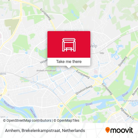 Arnhem, Brekelenkampstraat map