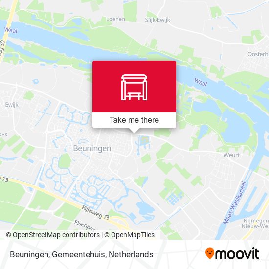 Beuningen, Gemeentehuis map