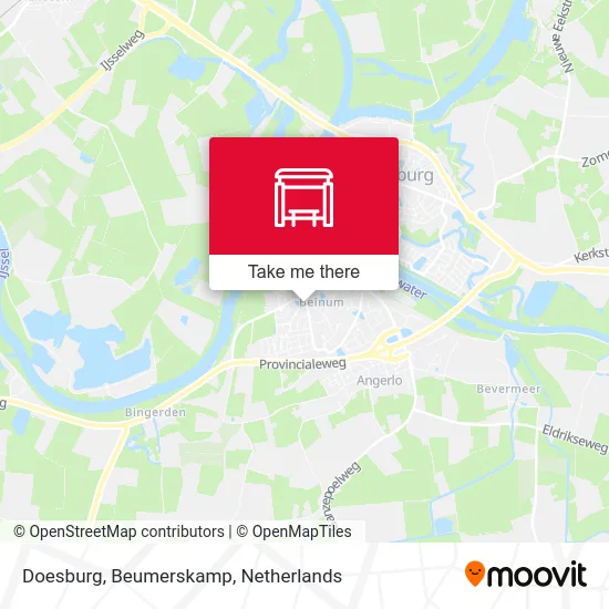 Doesburg, Beumerskamp map