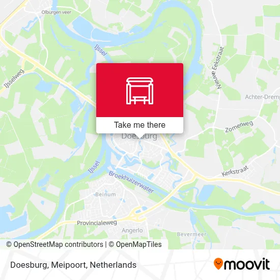 Doesburg, Meipoort Karte