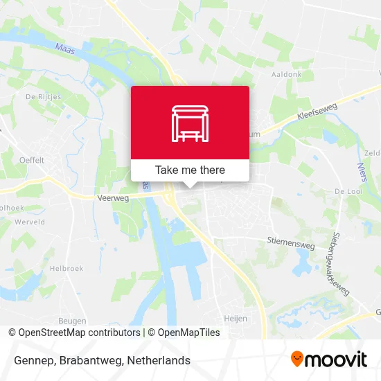 Gennep, Brabantweg map