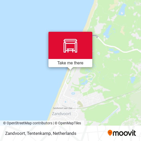 Zandvoort, Tentenkamp map