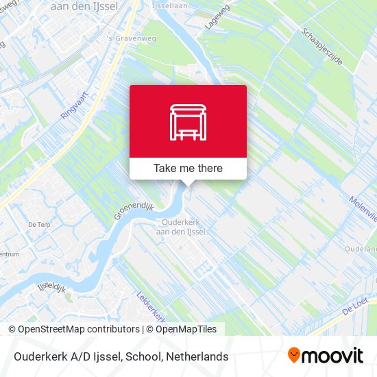 Ouderkerk A/D Ijssel, School map