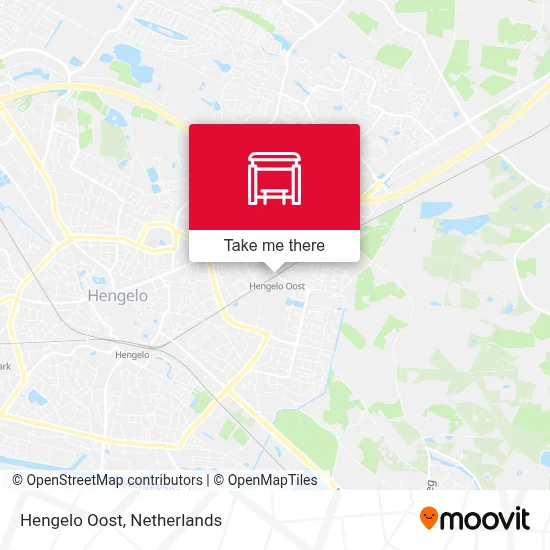 Hengelo Oost map