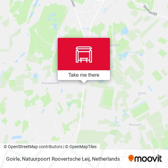 Goirle, Natuurpoort Roovertsche Leij map