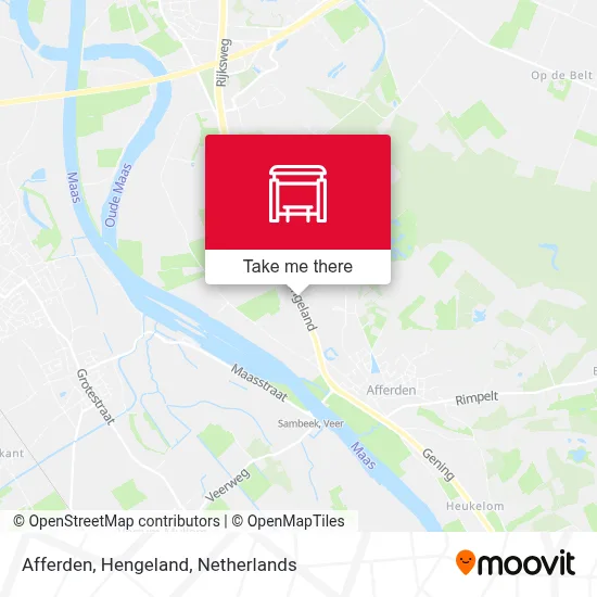 Afferden, Hengeland map