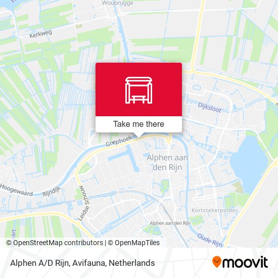 Alphen A/D Rijn, Avifauna Karte