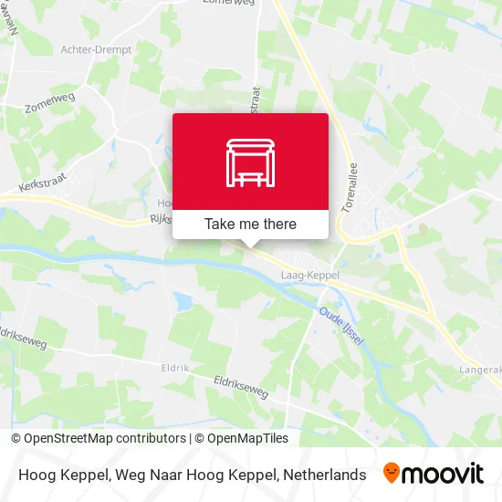 Hoog Keppel, Weg Naar Hoog Keppel map