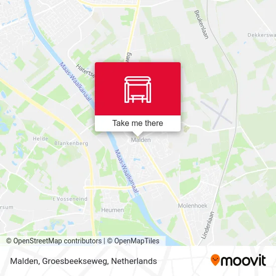Malden, Groesbeekseweg map