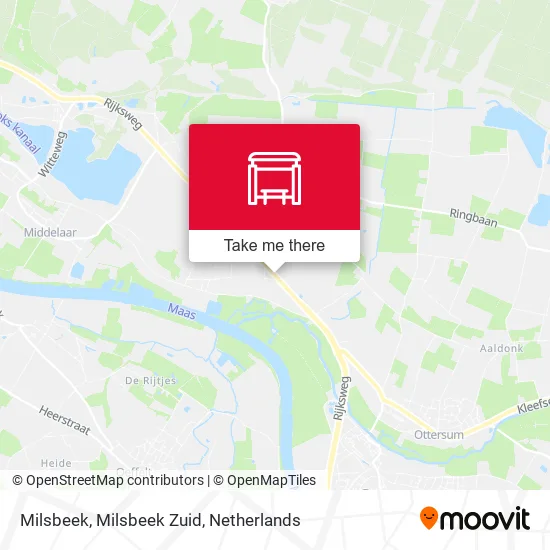 Milsbeek, Milsbeek Zuid map
