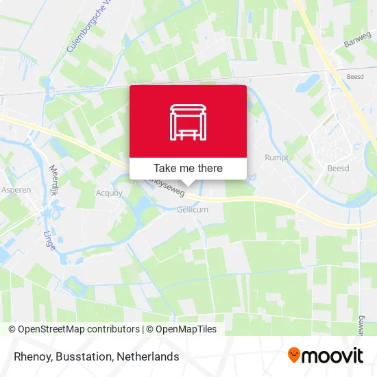 Rhenoy, Busstation map