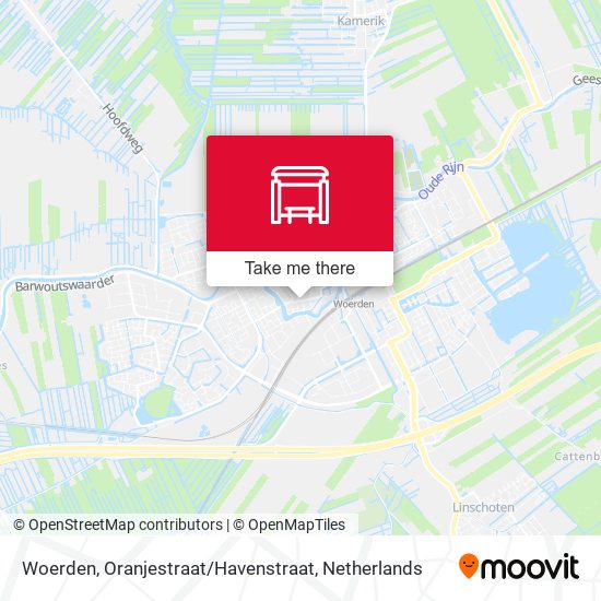 Woerden, Oranjestraat / Havenstraat Karte