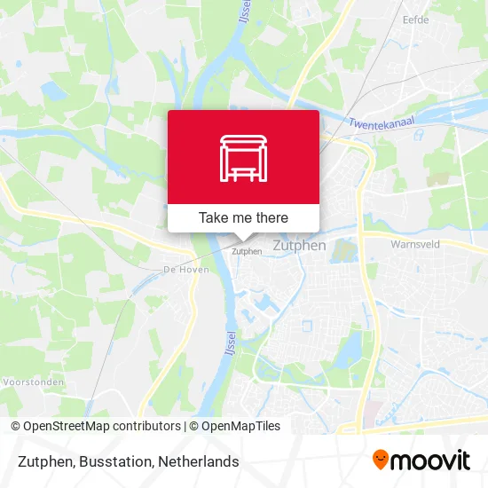 Zutphen, Busstation map