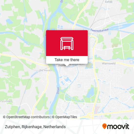 Zutphen, Rijkenhage Karte