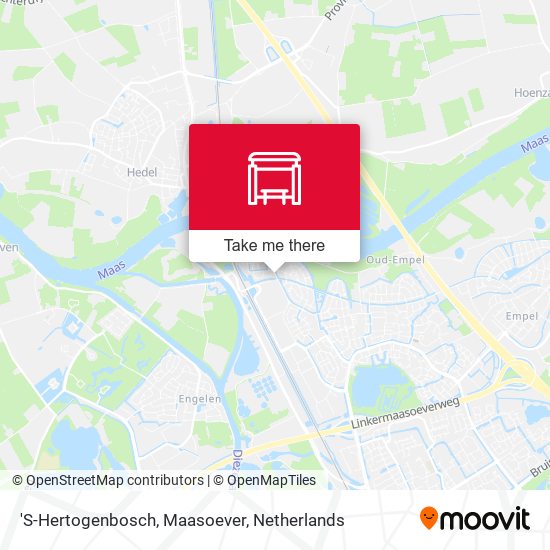 'S-Hertogenbosch, Maasoever Karte