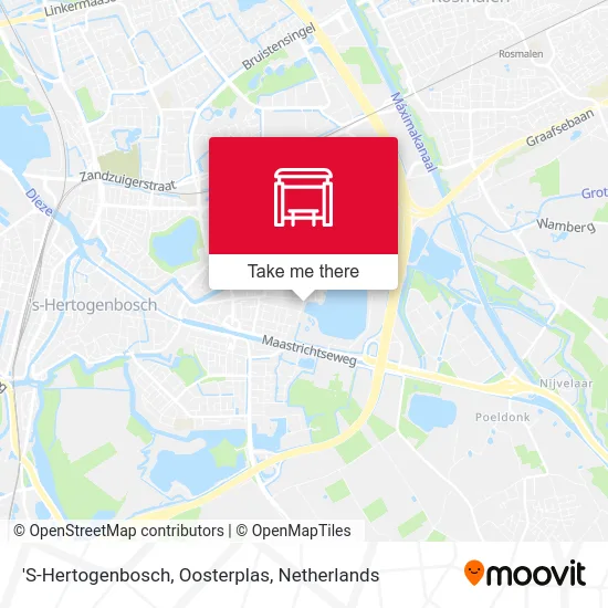 'S-Hertogenbosch, Oosterplas map