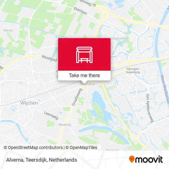 Alverna, Teersdijk map