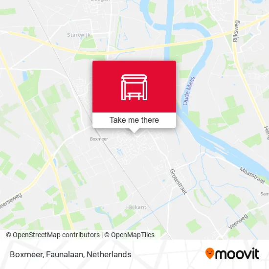 Boxmeer, Faunalaan map