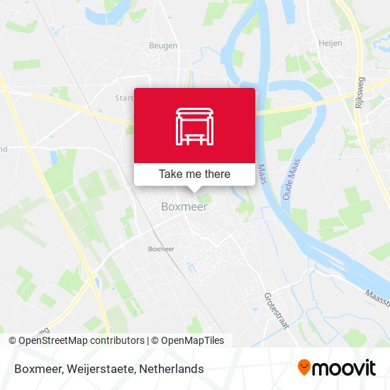 Boxmeer, Weijerstaete map
