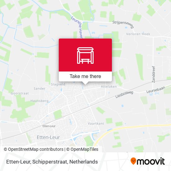 Etten-Leur, Schipperstraat map