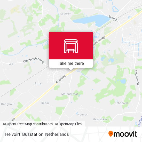 Helvoirt, Busstation map
