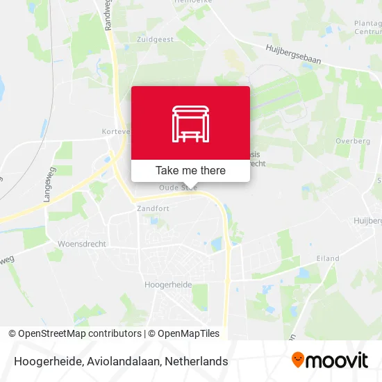 Hoogerheide, Aviolandalaan Karte