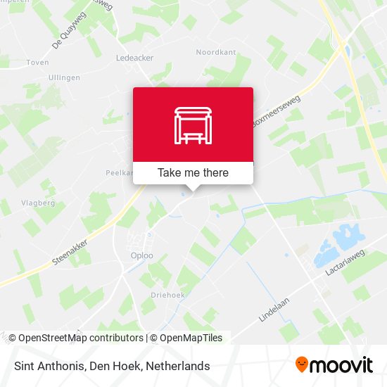 Sint Anthonis, Den Hoek map
