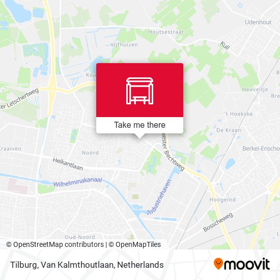 Tilburg, Van Kalmthoutlaan map