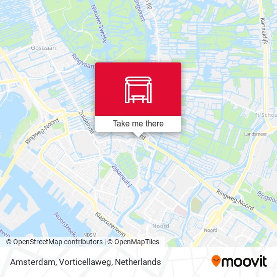 Amsterdam, Vorticellaweg Karte