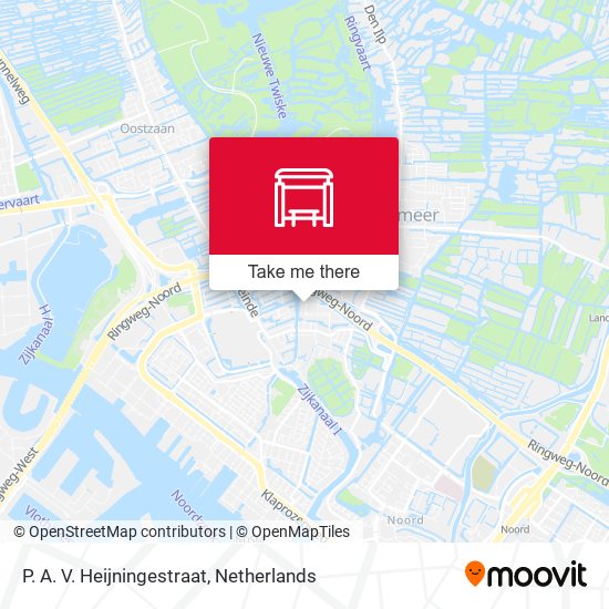 P. A. V. Heijningestraat map