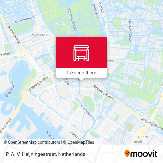 P. A. V. Heijningestraat map