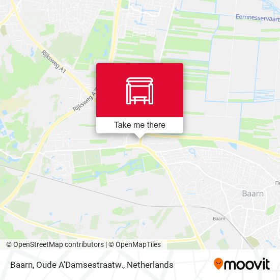 Baarn, Oude A'Damsestraatw. map