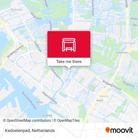 Kadoelenpad Karte