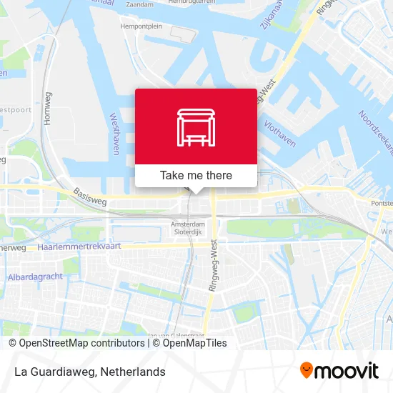 La Guardiaweg map