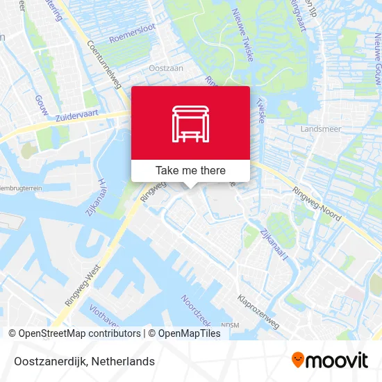 Oostzanerdijk Karte