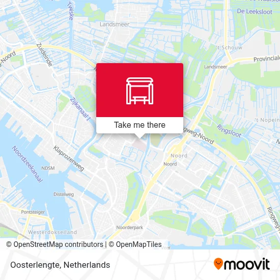 Oosterlengte Karte