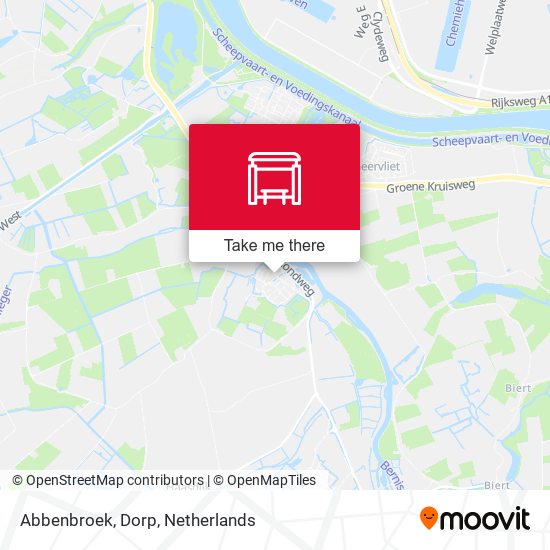 Abbenbroek, Dorp map