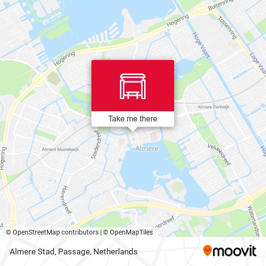 Almere Stad, Passage map