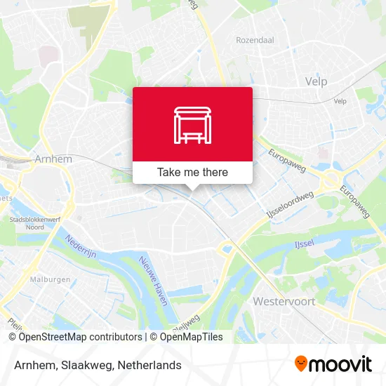 Arnhem, Slaakweg map
